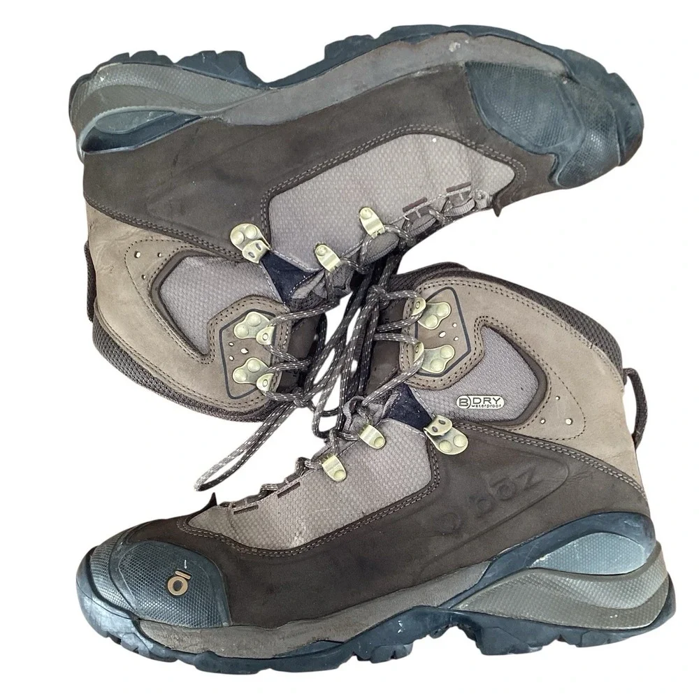 Oboz Wind River III Mens Size 12 Mid Hiking Boots B-Dry Brown Waterproof